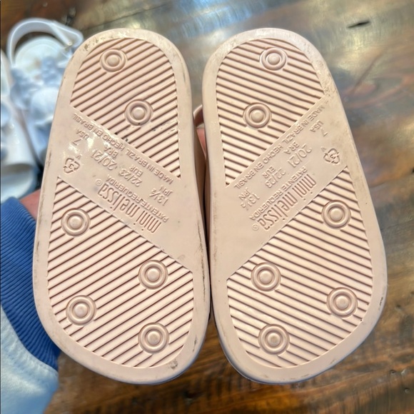 Mini Melissa Little Kids Pink Sandals, VGUC - Picture 3 of 3